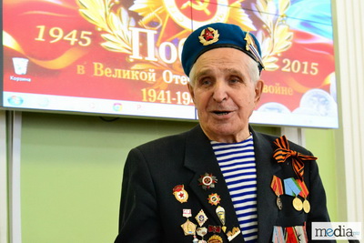 Студенты ТГУ встретились с ветераном Великой Отечественной войны Николаем Дмитриевичем Макаренко