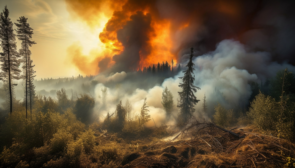 Эксперименты томских ученых помогут в раннем обнаружении лесных пожаров