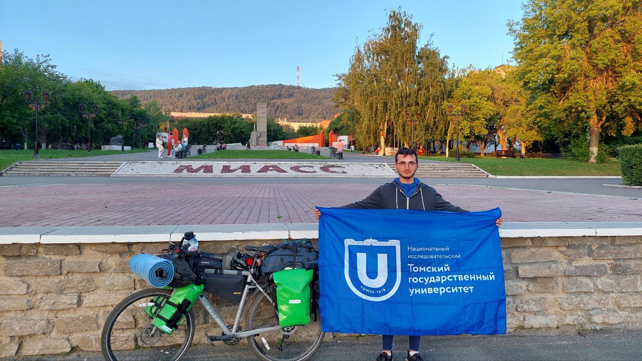 Студент ТГУ из Турции путешествует по России на велосипеде