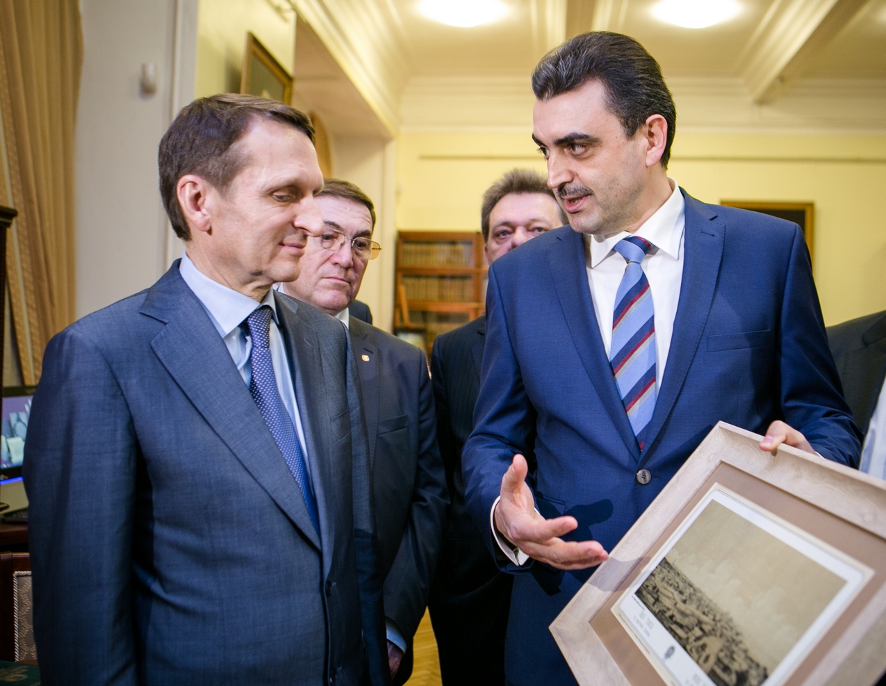 Научную библиотеку ТГУ посетил Сергей Нарышкин, спикер Госдумы РФ