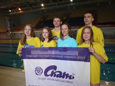 Спортсменка СКАТ ТГУ Анна Бер шестой раз подряд стала чемпионкой России по плаванию в ластах
