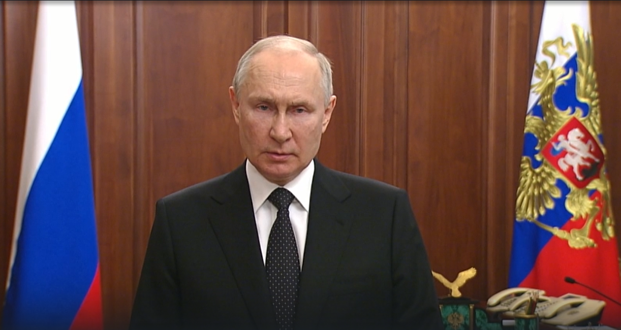 Обращение президента РФ Владимира Путина к гражданам