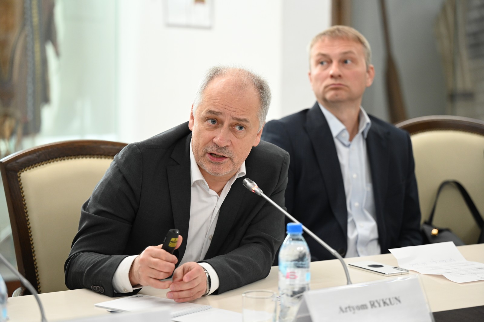 Артём Рыкун на встрече с делегацией СКИАИ