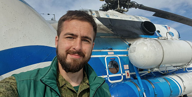 Владислав Фирсов в экологической экспедиции в Арктике