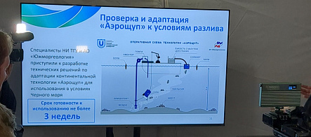 «Южморгеология» и ТГУ адаптируют технологию «Аэрощуп» для очистки моря